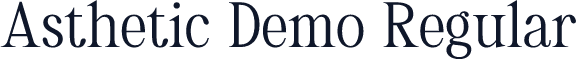 Asthetic Demo Regular