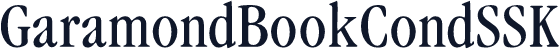GaramondBookCondSSK