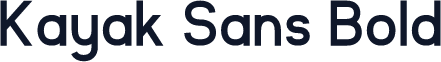 Kayak Sans Bold