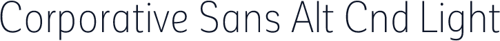 Corporative Sans Alt Cnd Light