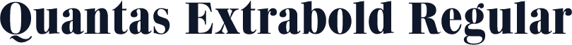 Quantas Extrabold Regular