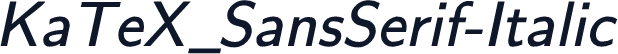 KaTeX_SansSerif-Italic