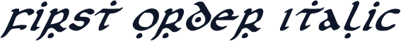 First Order Italic