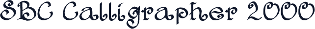 SBC Calligrapher 2000