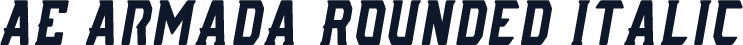 AE Armada Rounded Italic