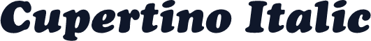 Cupertino Italic
