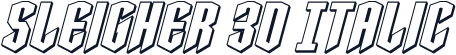 Sleigher 3D Italic