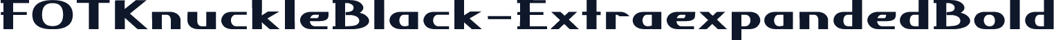 FOTKnuckleBlack-ExtraexpandedBold