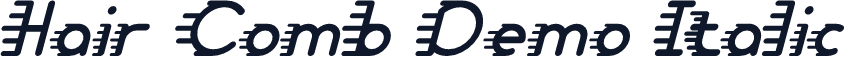 Hair Comb Demo Italic