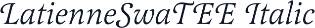 LatienneSwaTEE Italic
