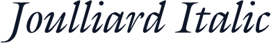 Joulliard Italic