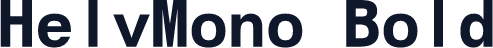 HelvMono Bold