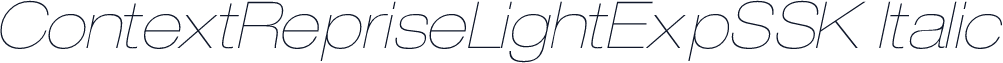 ContextRepriseLightExpSSK Italic