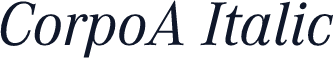 CorpoA Italic