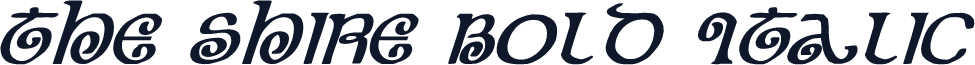 The Shire Bold Italic