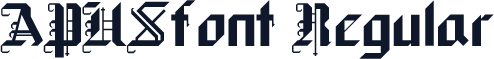 APUSfont Regular
