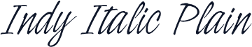 Indy Italic Plain