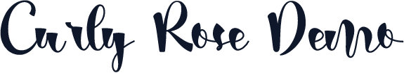 Curly Rose Demo