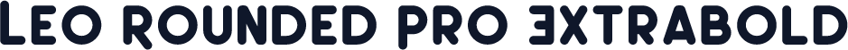 Leo Rounded Pro Extrabold