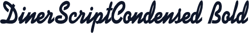 DinerScriptCondensed Bold