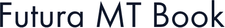 Futura MT Book