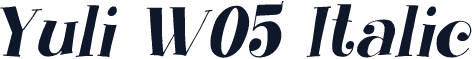 Yuli W05 Italic