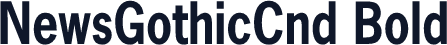 NewsGothicCnd Bold