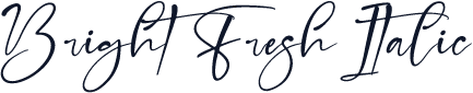 Bright Fresh Italic