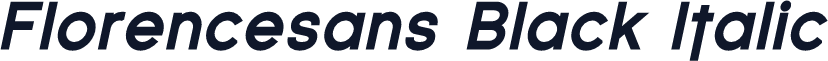 Florencesans Black Italic