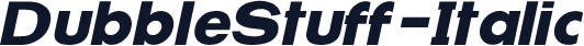 DubbleStuff-Italic