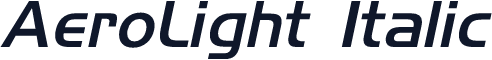 AeroLight Italic