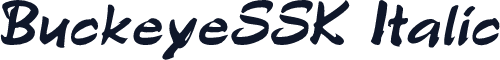 BuckeyeSSK Italic
