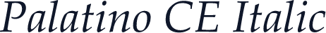 Palatino CE Italic