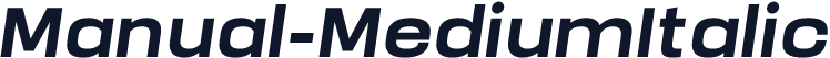 Manual-MediumItalic