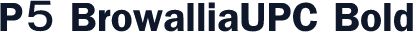 P5 BrowalliaUPC Bold