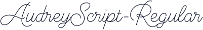 AudreyScript-Regular