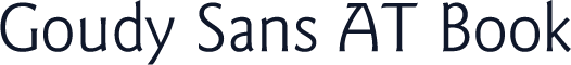 Goudy Sans AT Book