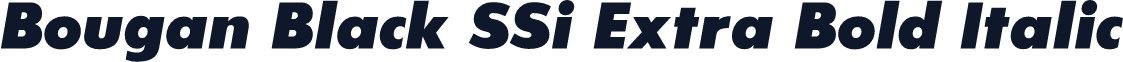 Bougan Black SSi Extra Bold Italic
