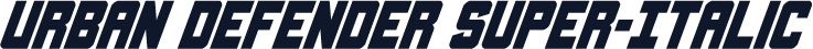 Urban Defender Super-Italic