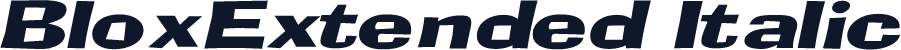 BloxExtended Italic