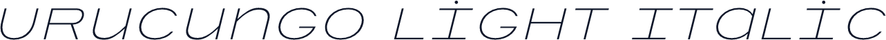 Urucungo Light Italic