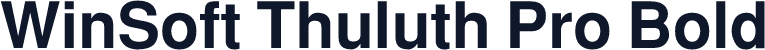 WinSoft Thuluth Pro Bold