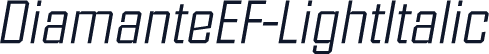 DiamanteEF-LightItalic