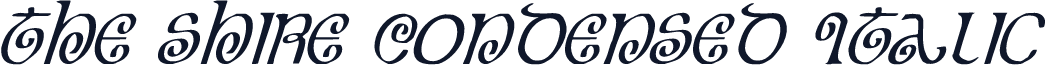 The Shire Condensed Italic