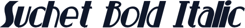 Suchet Bold Italic