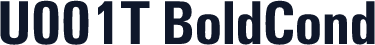 U001T BoldCond