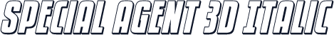 Special Agent 3D Italic