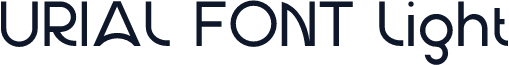URIAL FONT Light