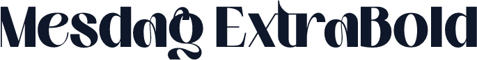 Mesdag ExtraBold