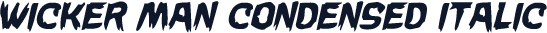 Wicker Man Condensed Italic